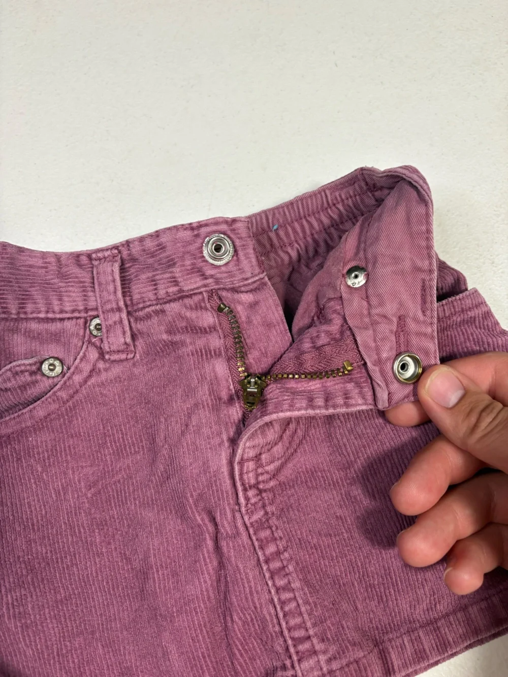 The Children’s Place Corduroy Skort 18 Months Plum Heart Pocket EUC